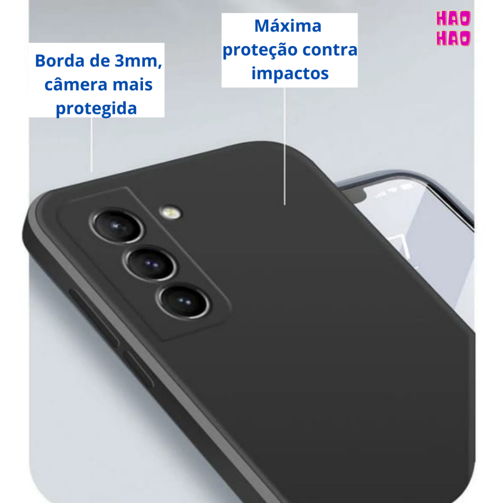 Capa Capinha Case Anti-Impacto Aveludada Premium Para Samsung Galaxy S20 FE A32 A54 A20