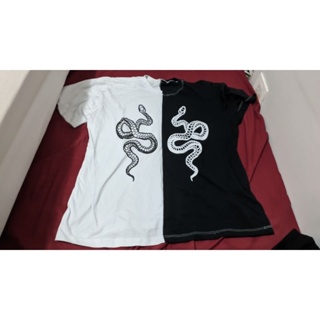 Camiseta Medusa Snake - Branca