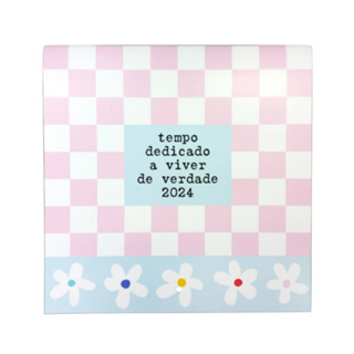 Calendário de Parede Decorativo FRICOTE Feminino Escolar 2024