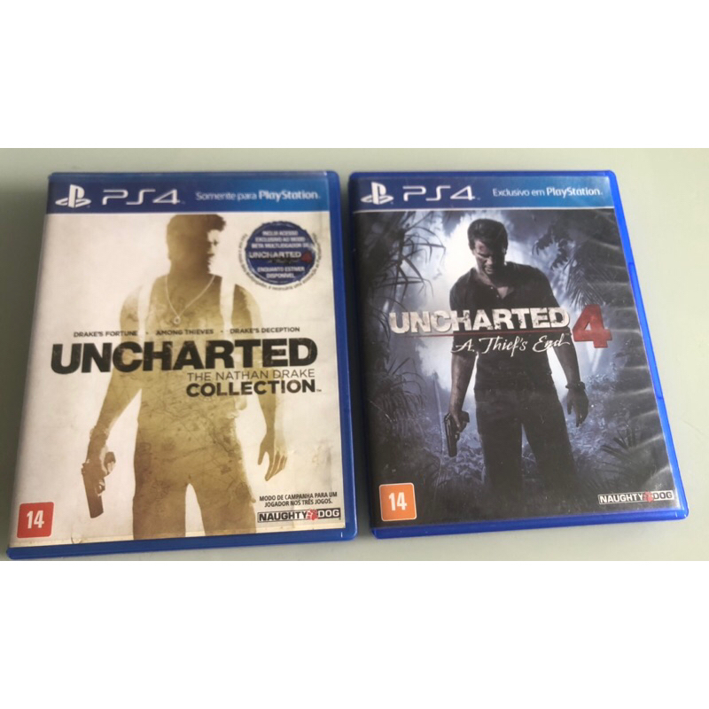Uncharted 4: A Thiefs End para PS4 - Naughty Dog - Jogos de Ação