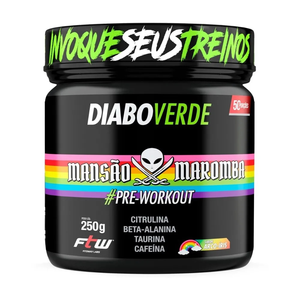 Diabo Verde - Pré Treino Mansão Maromba 250G - FTW