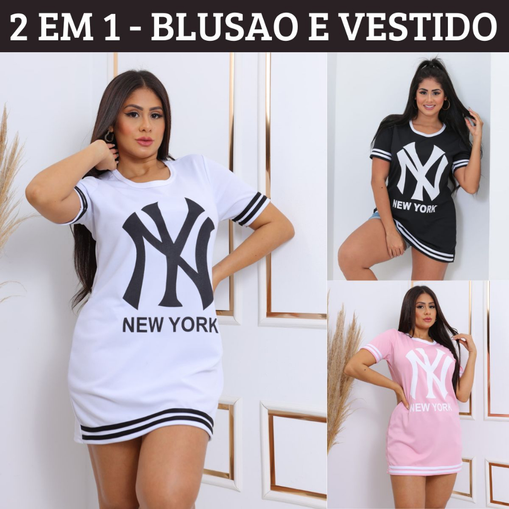 Camiseta store vestido feminino