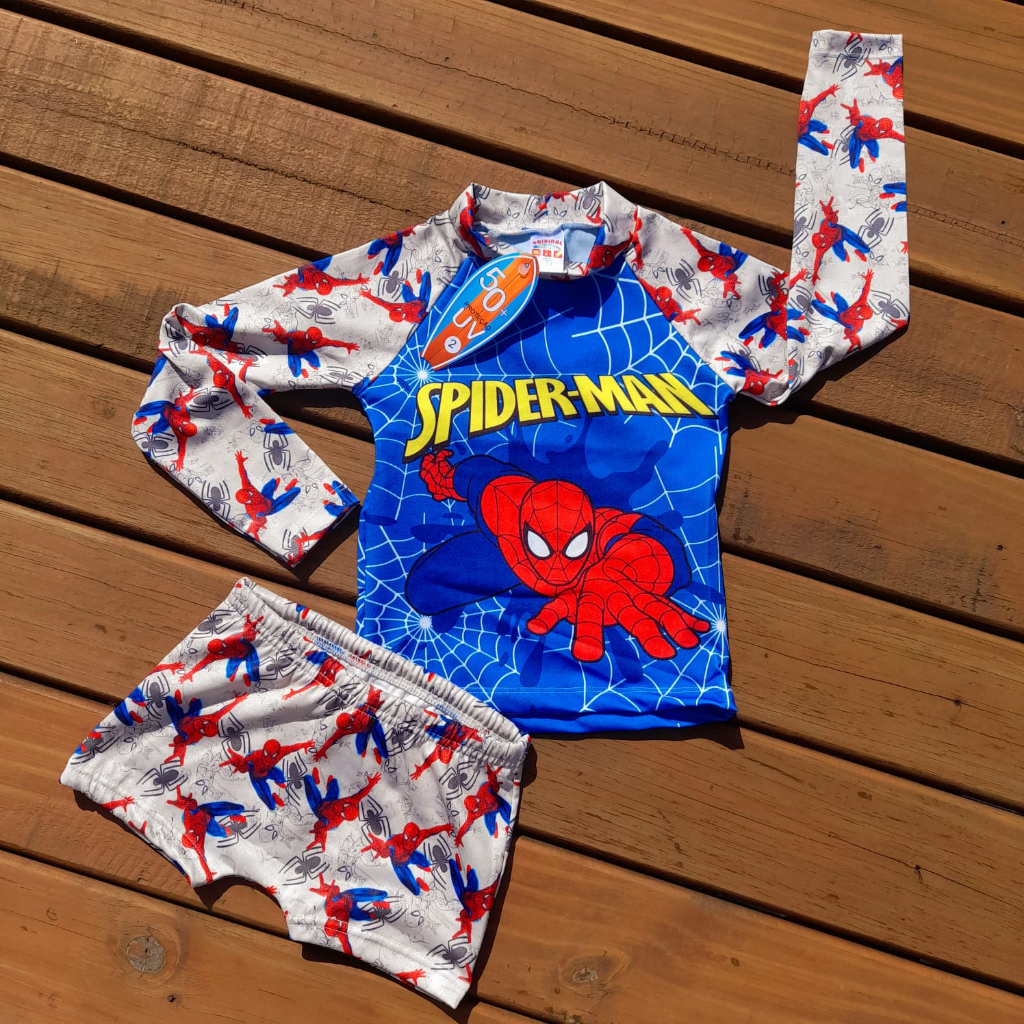Conjunto Infantil Roupa De Banho Infantil Masculina Blusa Infantil