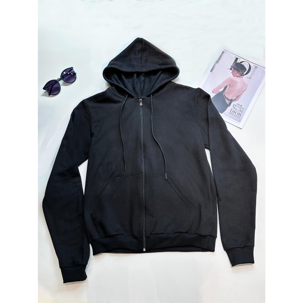 Jaqueta Moletom Oversize Com Canguru Capuz zipper Cordao Forrado