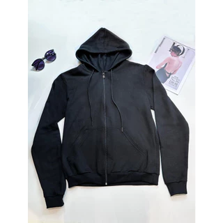Jaqueta Moletom Oversize Com Canguru Capuz zipper Cordao Forrado