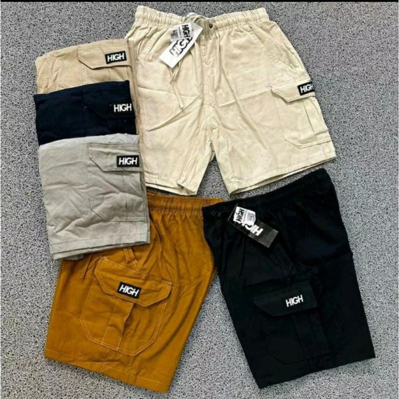 Bermuda mauricinho cargo high short mauricinho sarja
