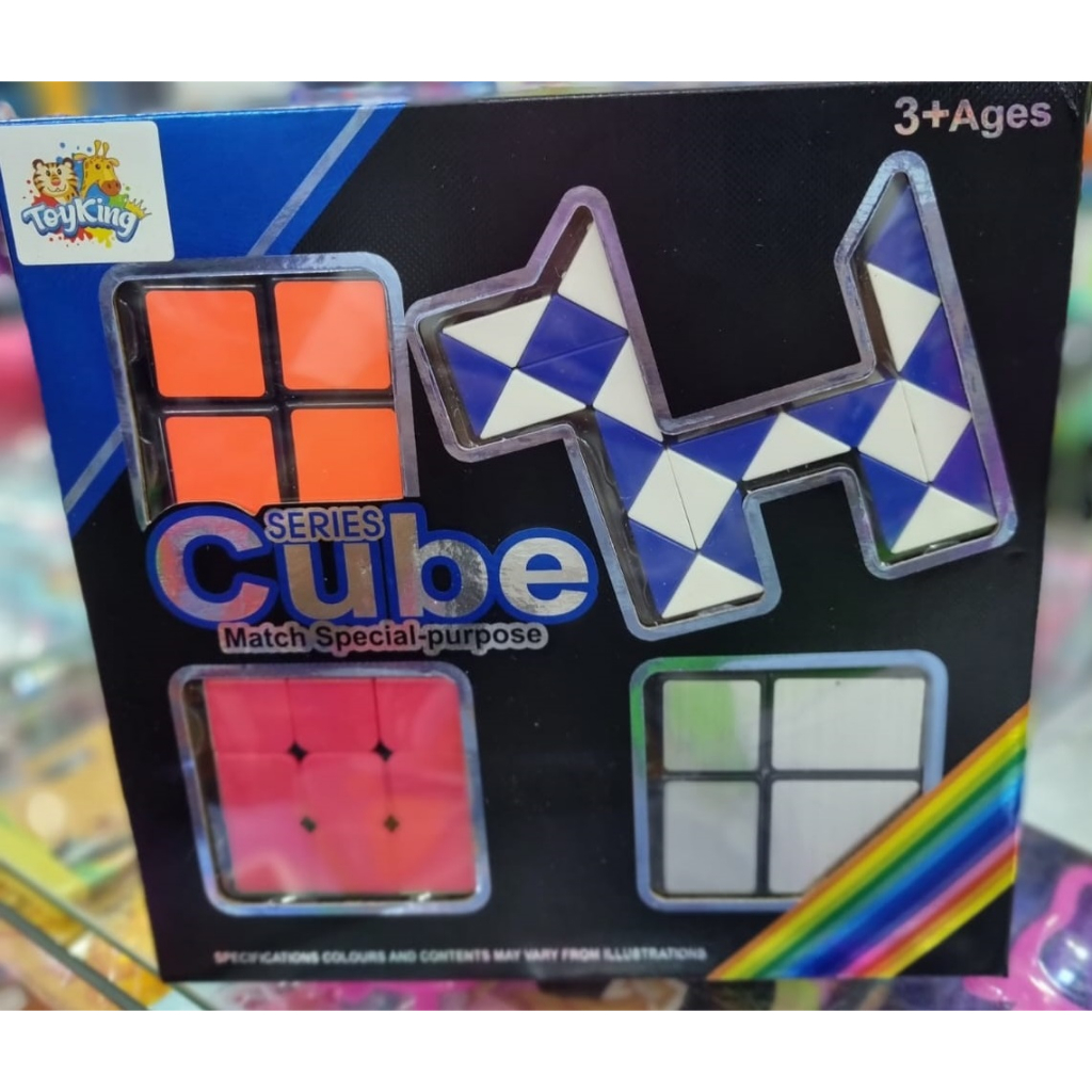 KIT CUBO MÁGICO 4 MODELOS SERIES CUBE MATCH SPECIAL PURPOSE | Shopee Brasil