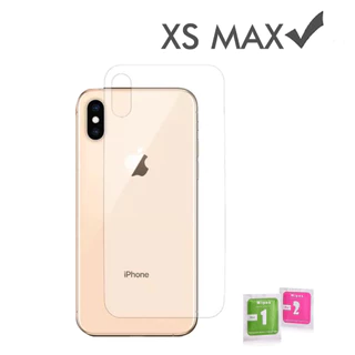 Película Traseira em Gel Transparente Para iPhone XS MAX Proteção Completa