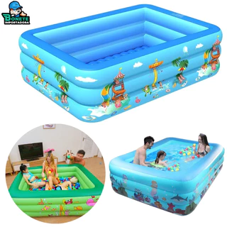 Piscina 500L Banheira 180cm X 140cm X 55cm Retangular