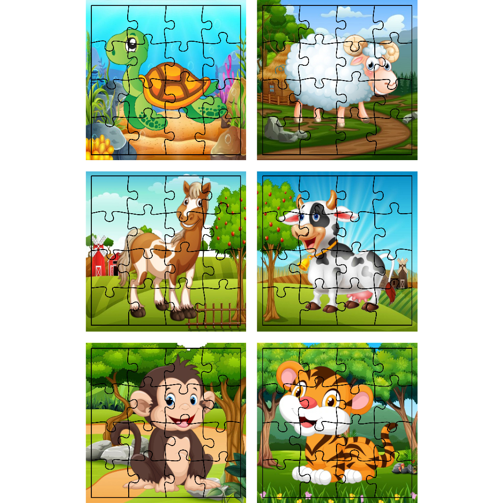 30 peças de madeira quebra-cabeça crianças dos desenhos animados animal  veículo puzzles jogos do bebê