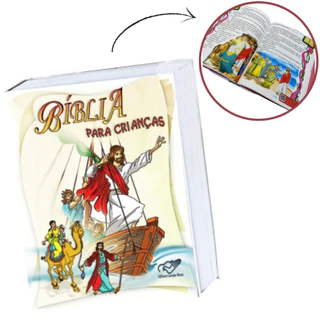 Bíblia Infantil Crianças Bebê Ilustrada Histórias Selecionadas Capa Dura Canção Nova