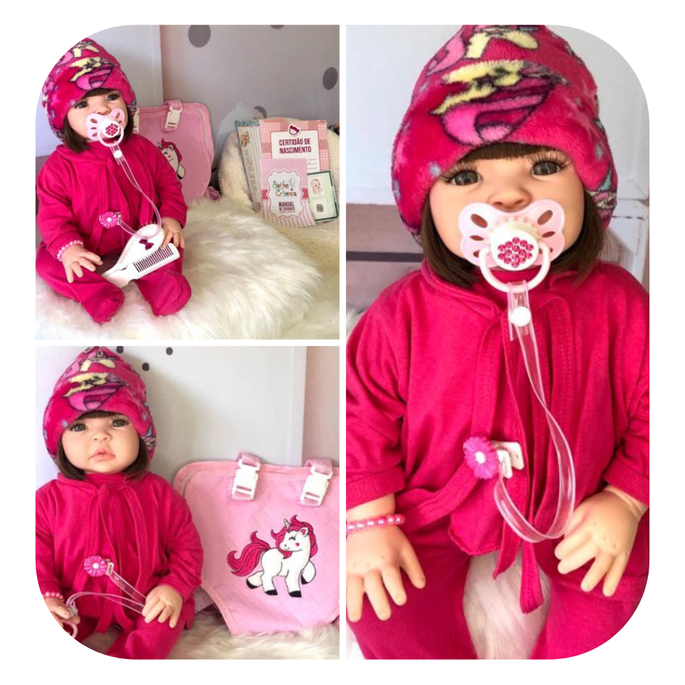 Bebe Reborn Realista Barata Menina Com Kit Acessórios Lançamento