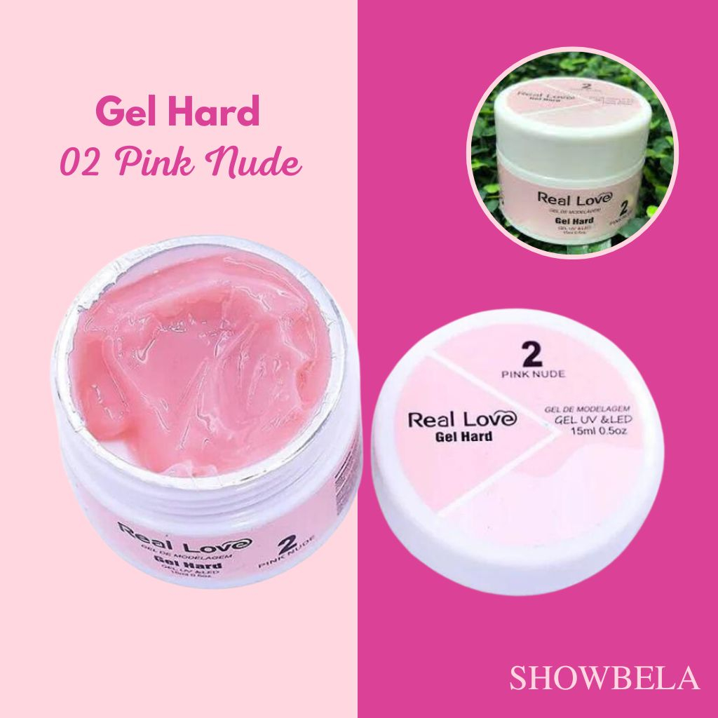 Gel Hard Para Modelagem de Unhas Em Gel Uv Led 02 Pink Nude 15ml ...