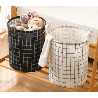 CESTO ORGANIZADOR MULTIUSO DOBRAVEL PROVA D'ÁGUA P/ ROUPA SUJA BRINQUEDOS