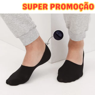Kit 4 Pares de Meias Sapatilha Invisível Unissex