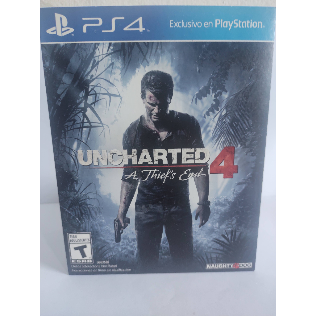 Uncharted 4 A Thiefs End Ps4 (Caixinha Papelão) (Seminovo) (Jogo