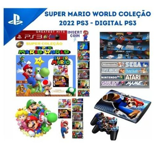 Mario Word PS3 + Pacote de jogos - Leia a descrição | Shopee Brasil