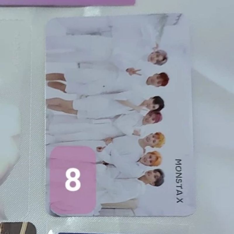 PHOTOCARDS MONSTA X WONHO KPOP CARD [ITENS ORIGINAIS/OFICIAL