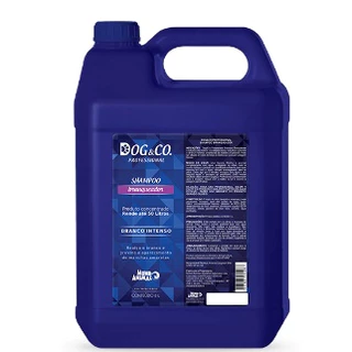 Dog & Co Shampoo Branqueador 5L para Cães Mudo Animal em Oferta na Shopee