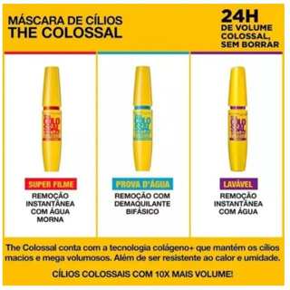 Maybelline The Colossal Volum'Express Super Filme - Máscara para Cílios  9,2ml