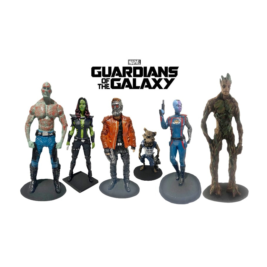 Boneco Marvel Guardiões da Galáxia Vol.03 Star Lord 10cm F6664 - Star Brink  Brinquedos