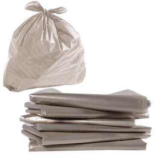 Saco De Lixo 20 Litros Transparente Com 100 Unidades Comum