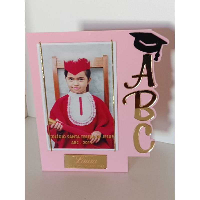 Porta Retrato Abc Personalizado Shopee Brasil