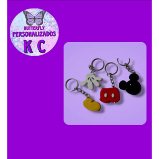 Kit 10 Chaveiros Mickey Mouse Biscuit