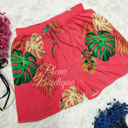 Kit 3 shorts feminino viscose 