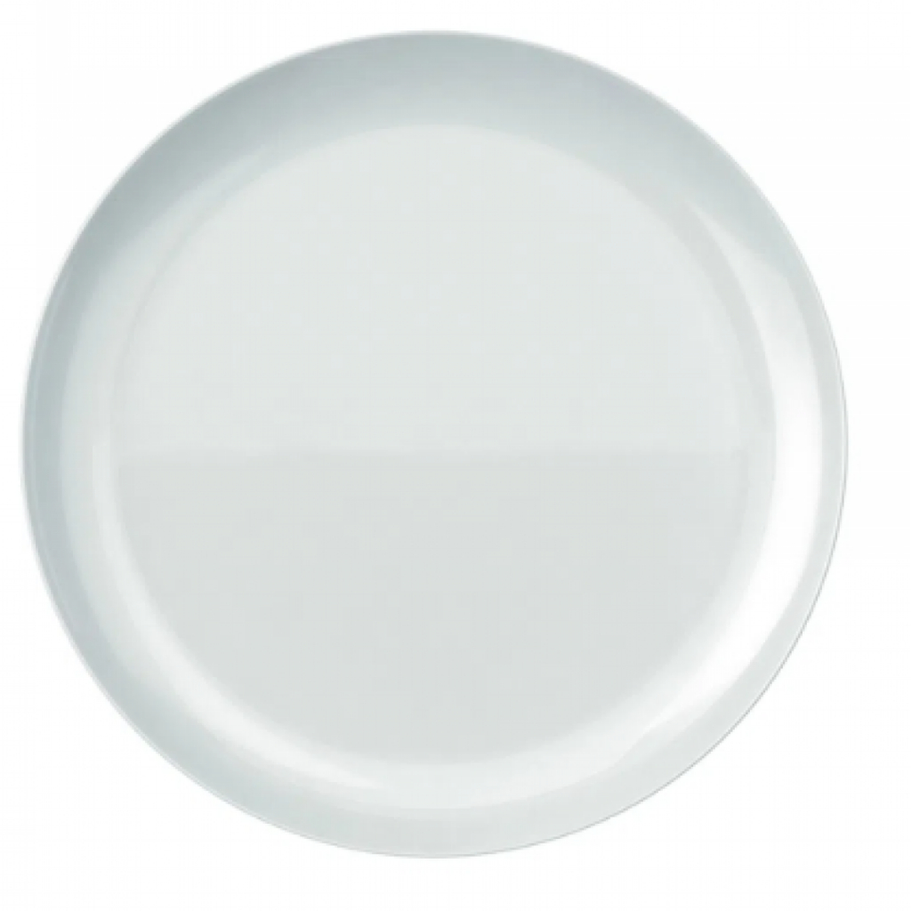 Jogo de Pratos Sobremesa de Vidro Branco 19cm - Nadir Opaline Blanc