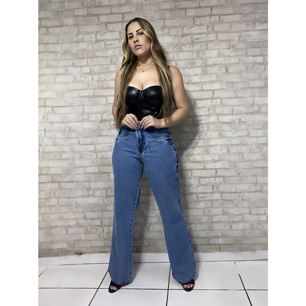 Calça flare hot sale na promoção