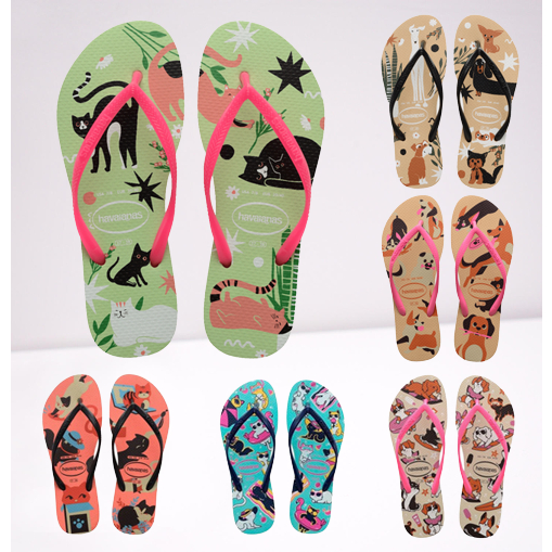 Chinelo Havaianas Kids Slim Pets Infantil