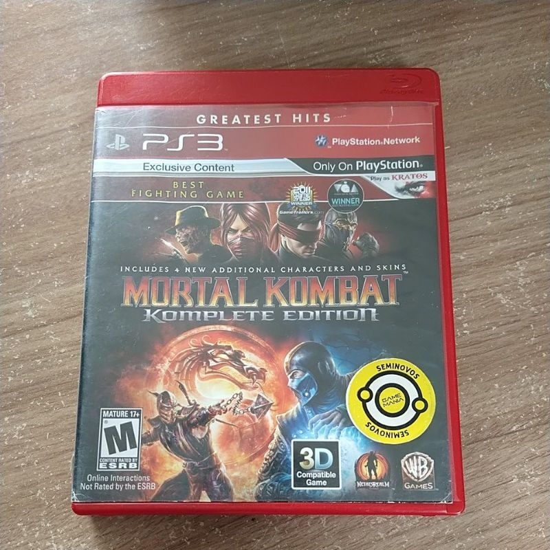 Jogo Mortal Kombat 1 - Game Mania