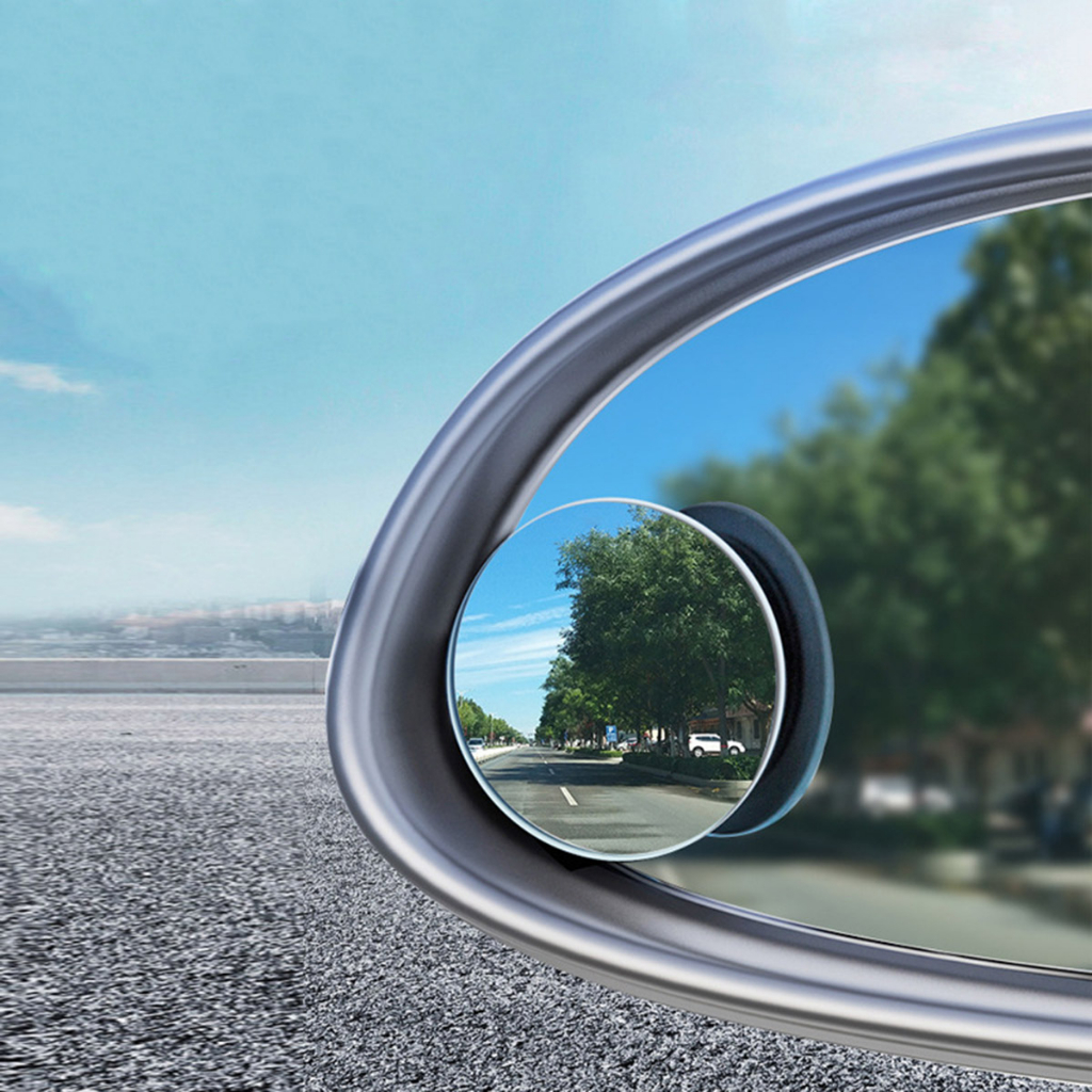 Compra online de 360 graus hd carro espelho de ponto cego rotativo  ajustável 2 lado grande angular exterior automóvel espelho retrovisor  estacionamento