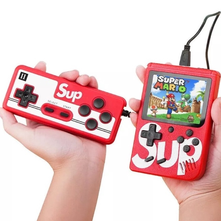 Mini Game Retro 400 Jogos Com Controle Para 2 Jogadores