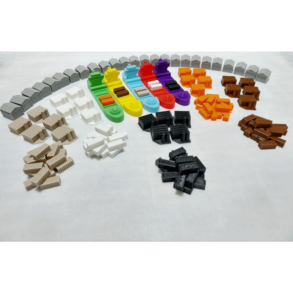 Container Board game - kit de componentes (PRODUZIDO EM 3D).