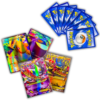 Kit de 5 - 30 Cartas Pokémon MEGA EX (Sem Repetidas)