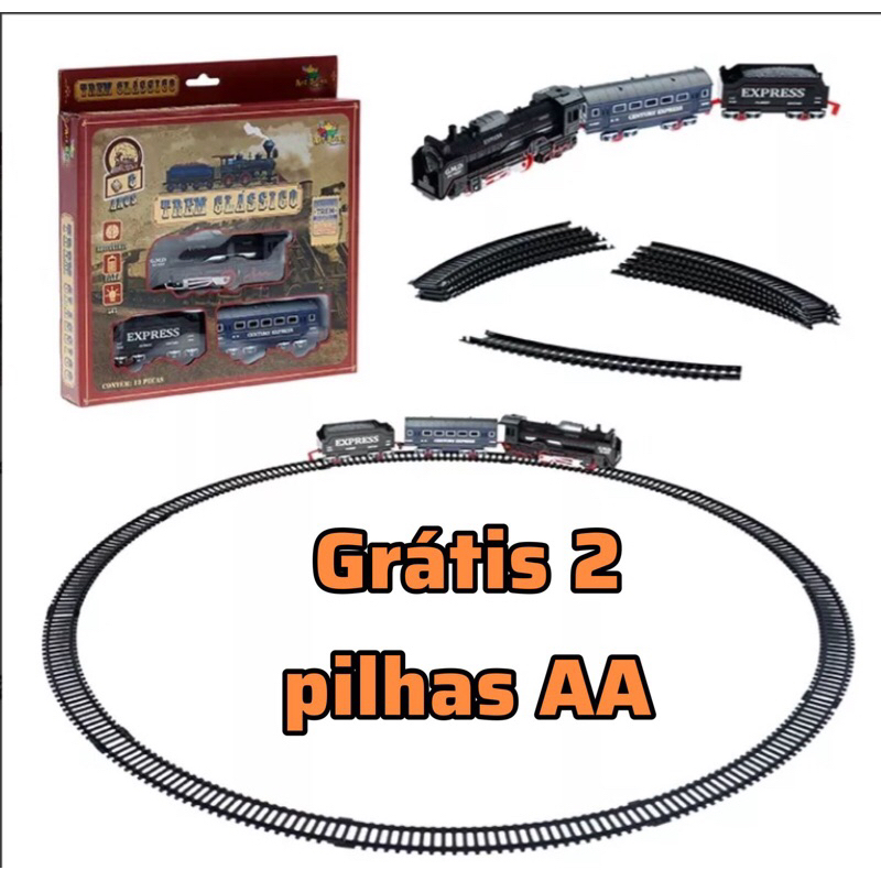 Trenzinho de Brinquedo Para Arvore de Natal