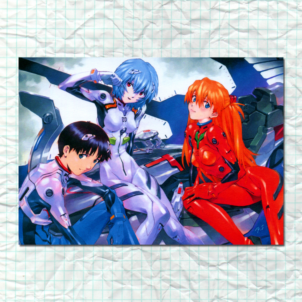 ♡ Neon Genesis Evangelion ♡ Poster Anime Mangá ♡ Poster Adesivo
