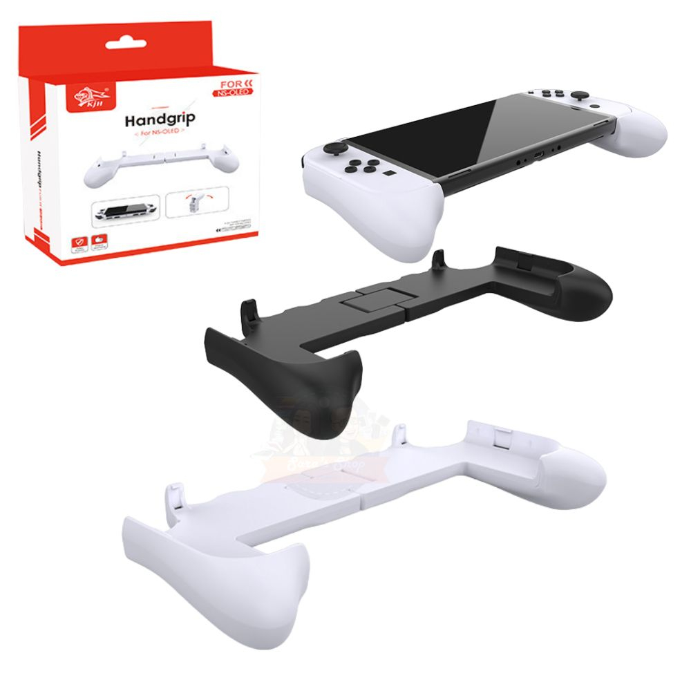Case Grip ergonômica Dobrável para Nintendo Switch Oled / Grip Stand Holder