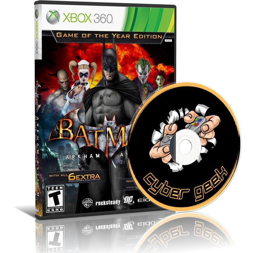 Jogo Batman Arkham Asylum + Arkham City Xbox 360 Lacrado