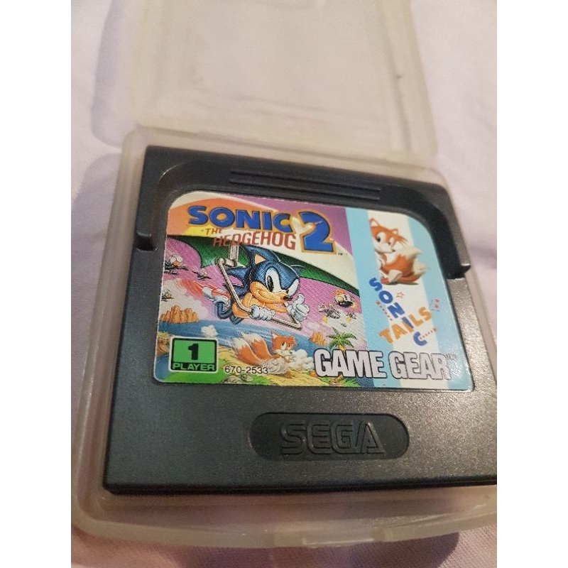 SEGA GAME GEAR SONIC THE HEDGEHOG 1 & 2 + SONIC TAILS