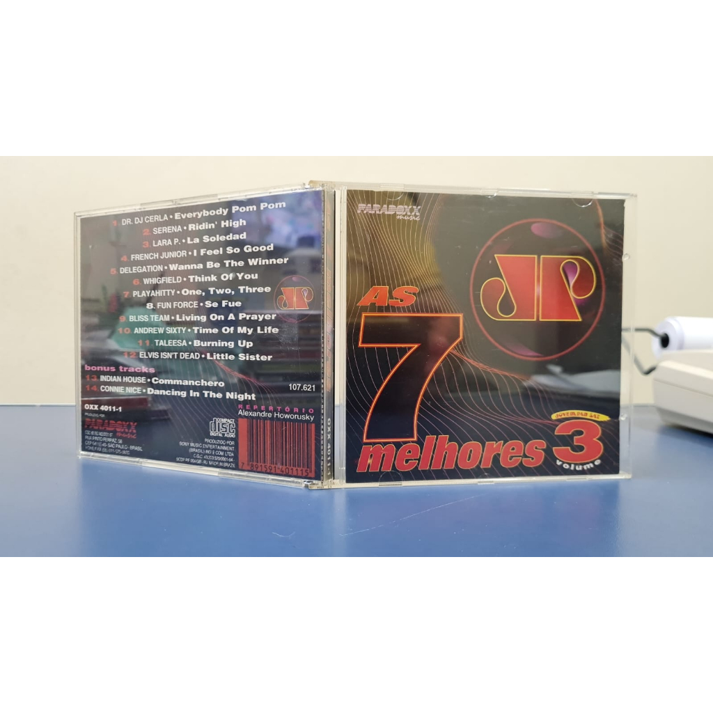 Cd As 7 Melhores Jovem Pan Jp Sat Paradoxx Millênio n° 2 a 8 e