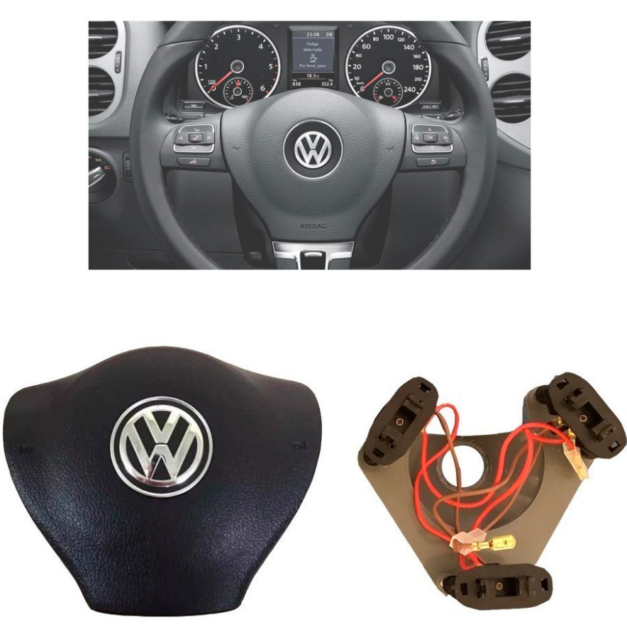 TAMPA DE VOLANTE REPARO DO AIRBAG VW AMAROK POLO GOL SAVEIRO FOX TAMPA  BUZINA