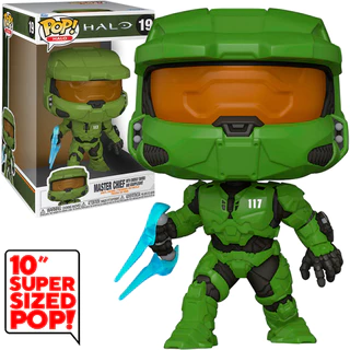 Boneco Funko Pop Halo - Master Chief #19 - Super Sized
