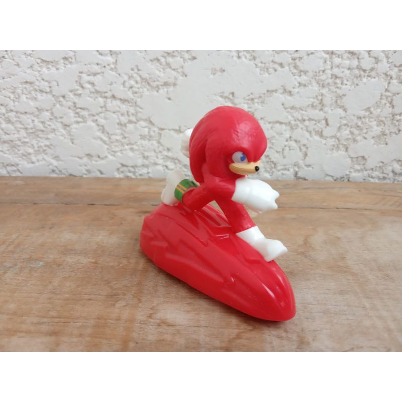 Boneco Sonic Knuckles Vermelho 15cm Articulado Em Pvc Barato