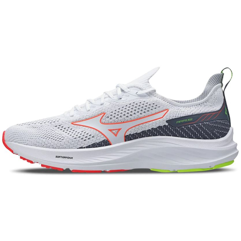Tenis Esportivo Mizuno Mod. Arrow Branco Masculino Corrida Atividade ...