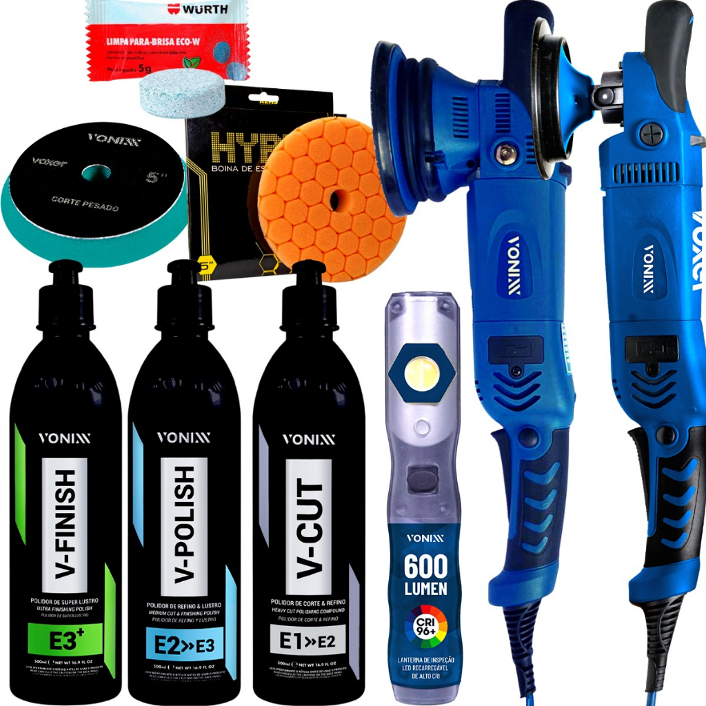 Kit Polimento Profissional Politriz + Sistema VHP Vonixx