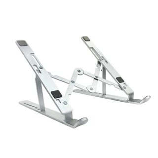 Suporte Base Ergonômica de Alumínio Metálico para Notebook Tablet e Macbook Dobrável