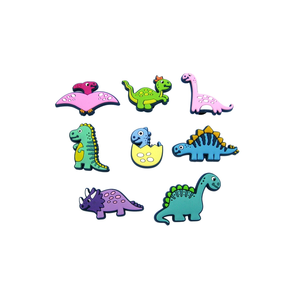 Pin para sandália Dinossauros Kit Com 8 Pins | Shopee Brasil